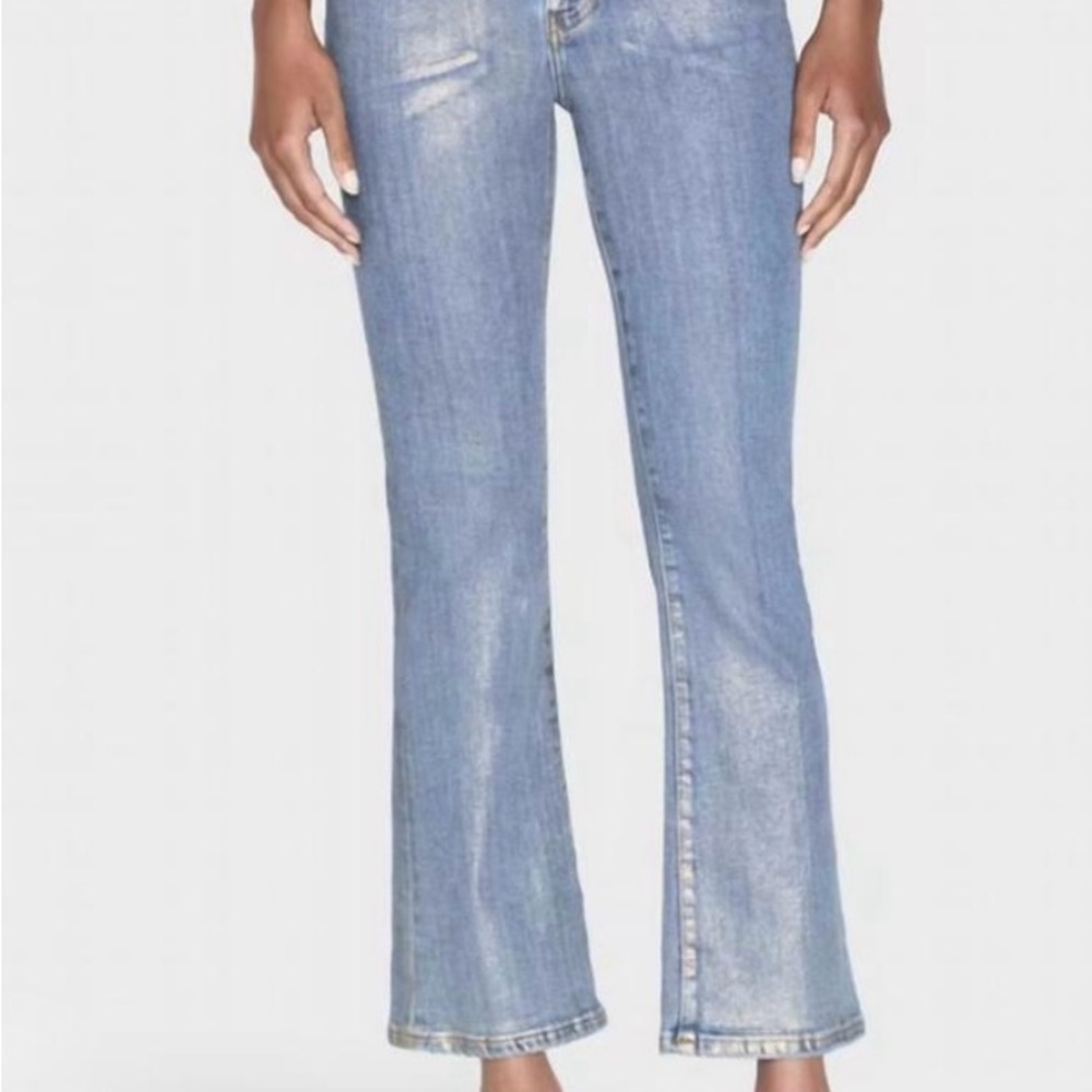 Frame Le Crop Mini Boot size 27 Hologram